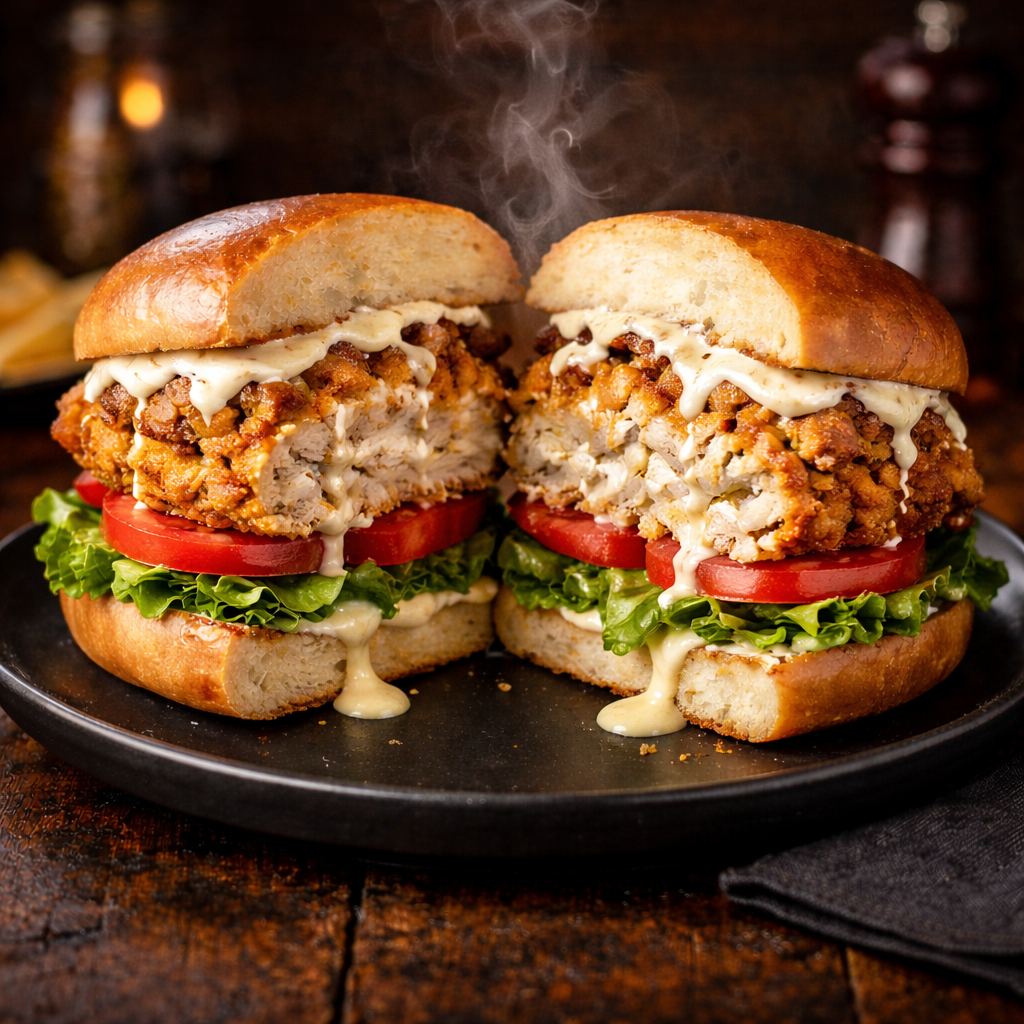 Blue Crab Cake Sandwich